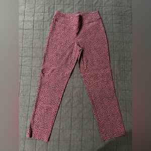 Nic & Zoe pants in great condition. Black and maroon pattern